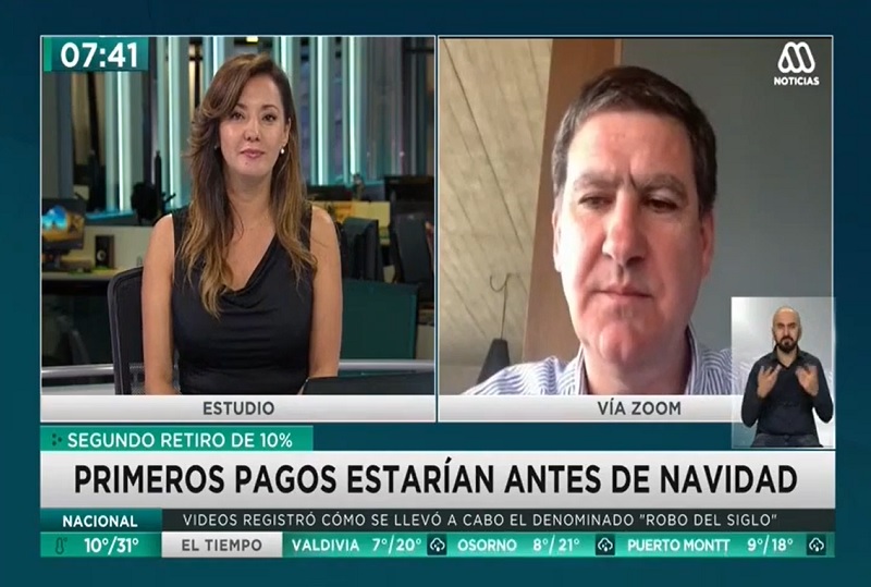 Entrevista a Jaime Munita en Meganoticias