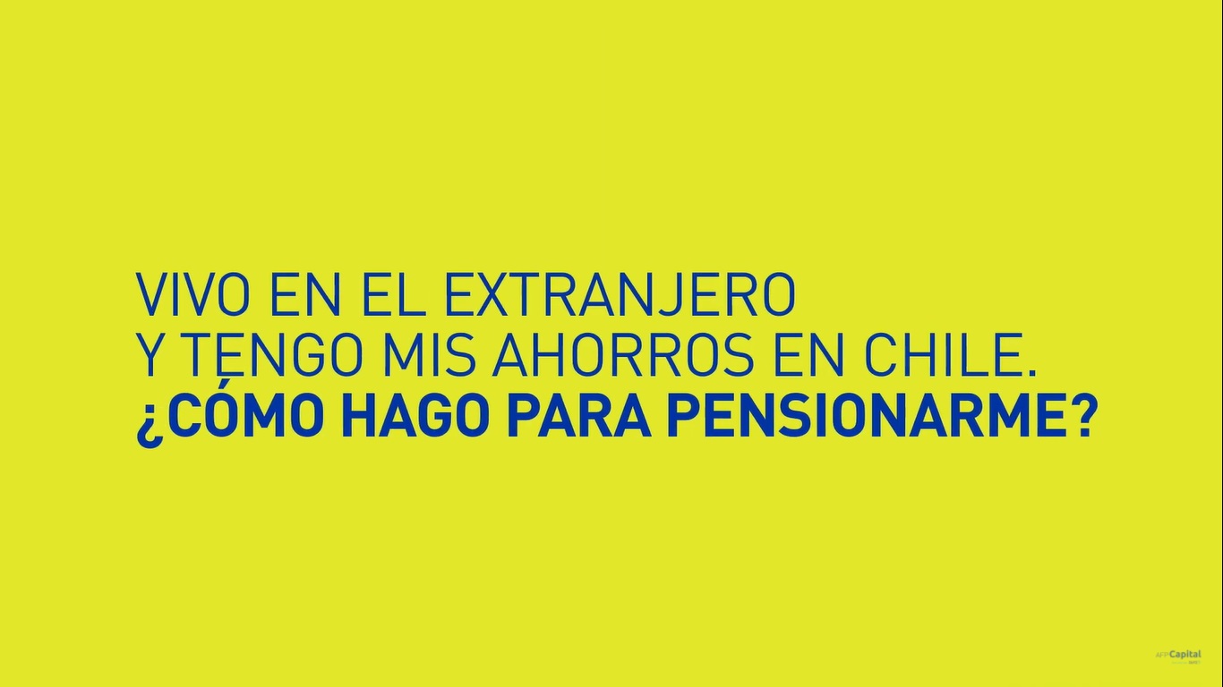 ¿Cómo hago para pensionarme desde el extranjero?