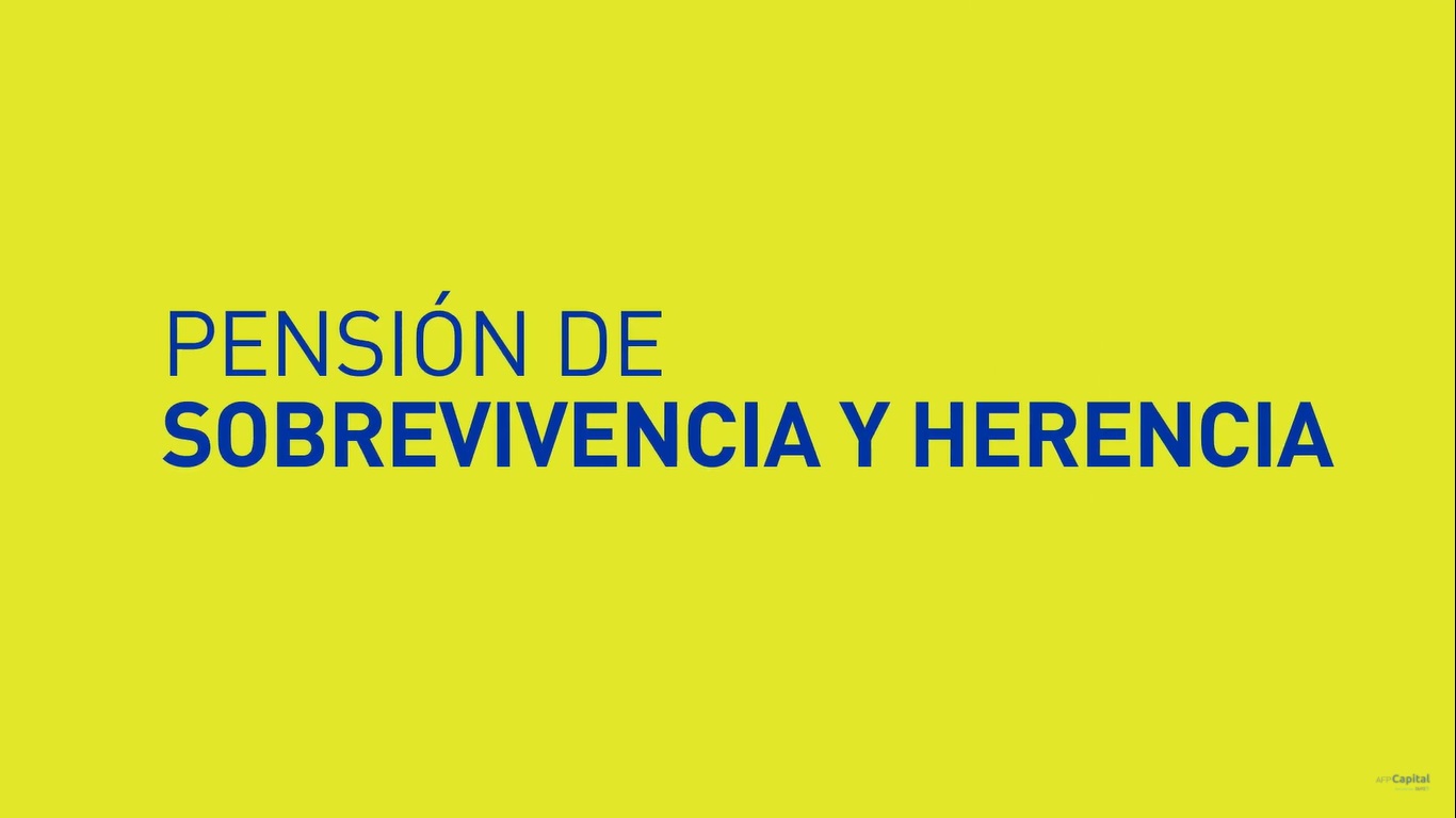 Pensión de sobrevivencia y herencia de los fondos
