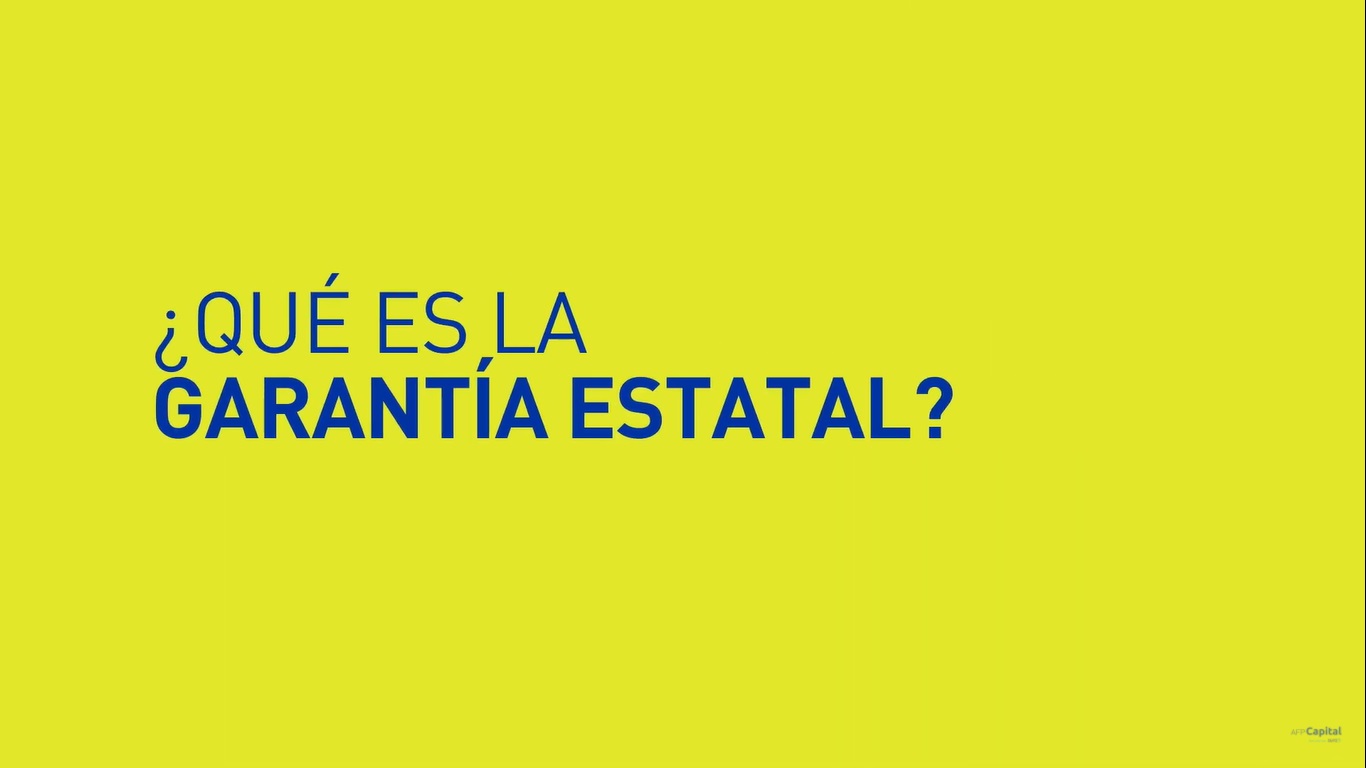 ¿Qué es y cuál es el beneficio de la Garantía Estatal?