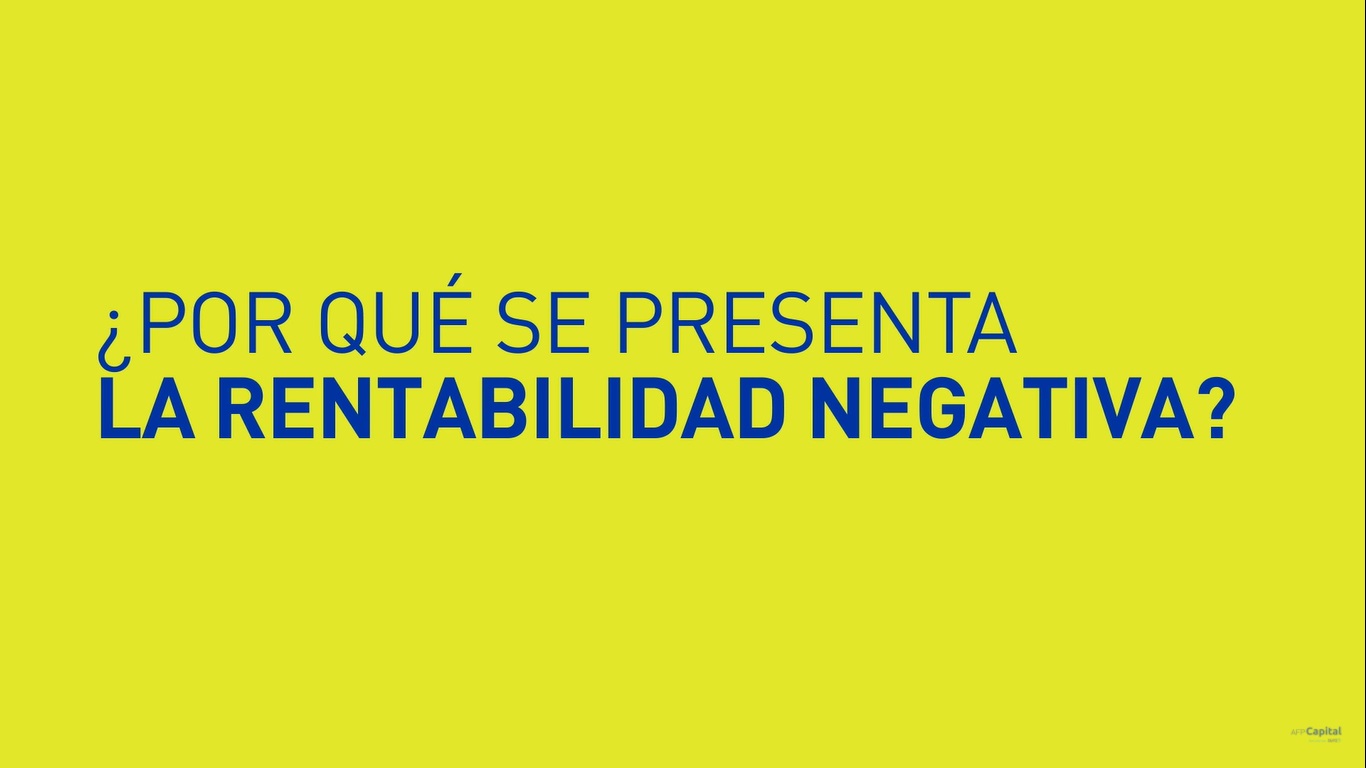 ¿Por qué se generan pérdidas en algunos periodos?