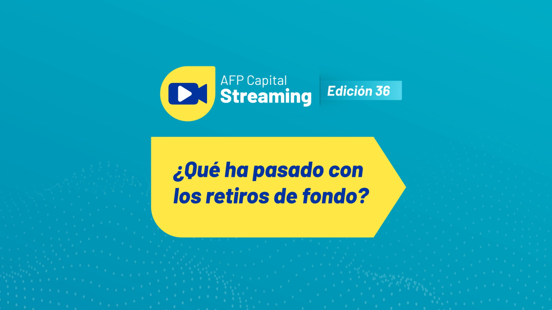 Lo más destacado del Streaming 36: ¿Qué ha pasado con los retiros de fondo?