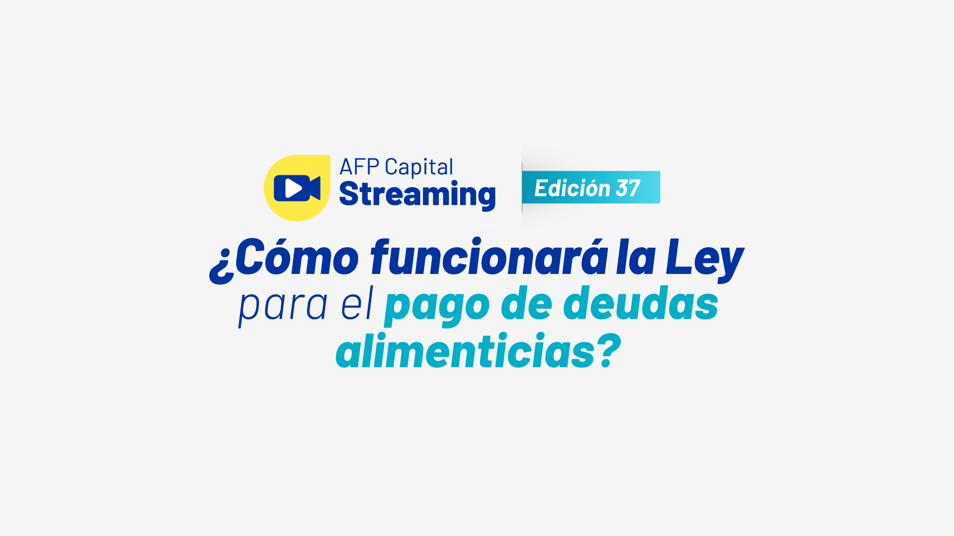 Streaming 37 de AFP Capital
