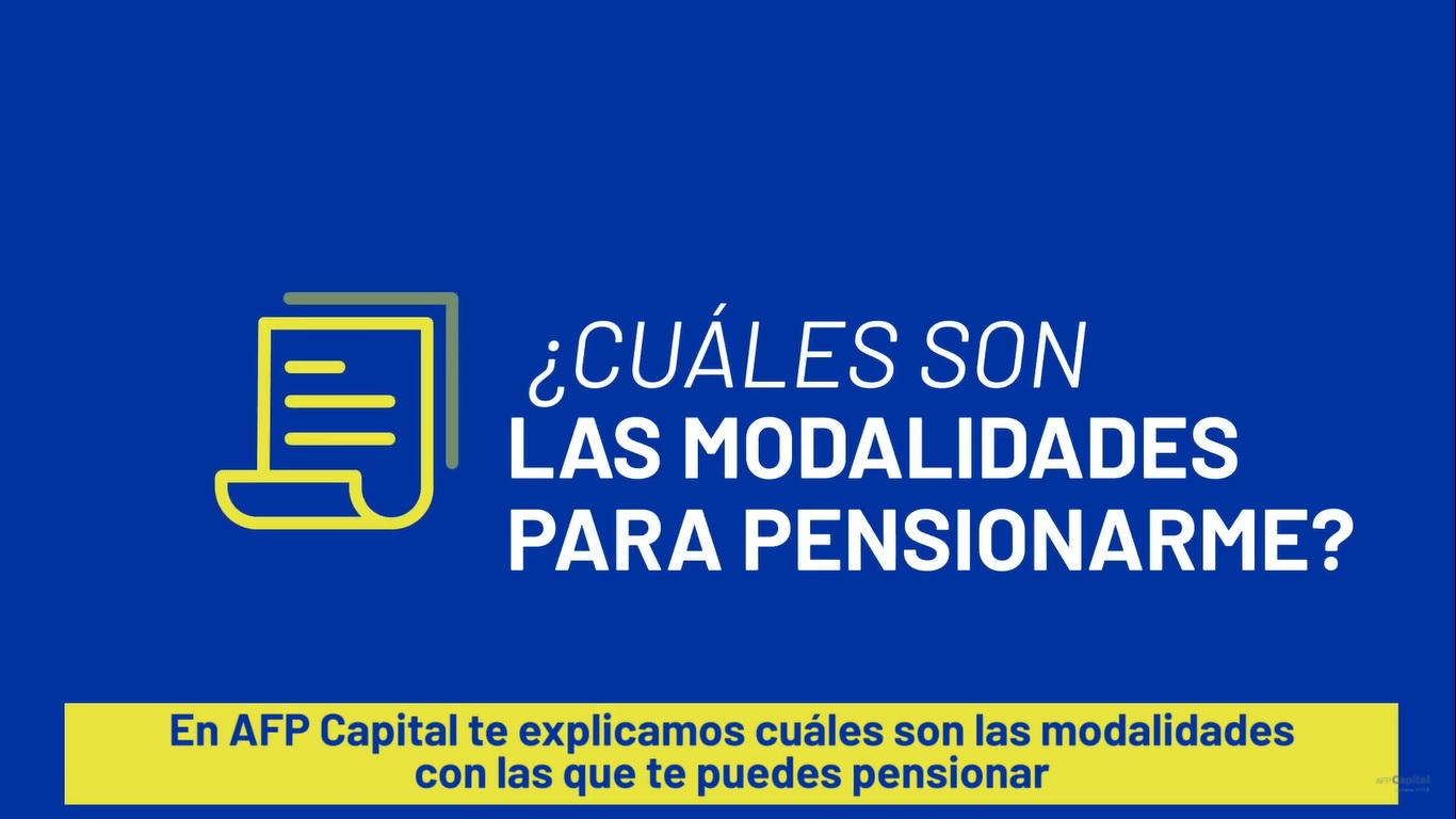 Cuáles son las modalidades de pensión que existen
