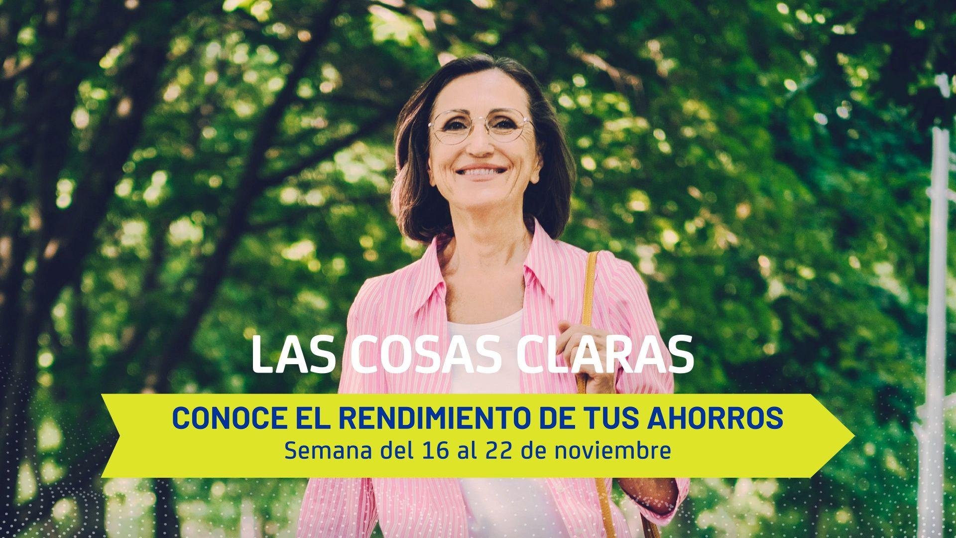 Conoce el rendimiento de tus ahorros - Semana del 16 al 22 de noviembre